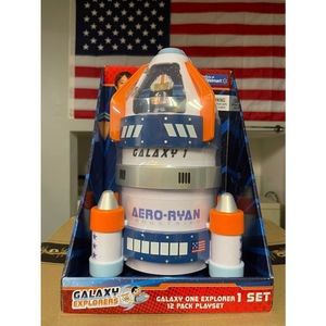 Ryan's World Galaxy Explorer Rocket 12 Pack Micro Figure Playset Toy